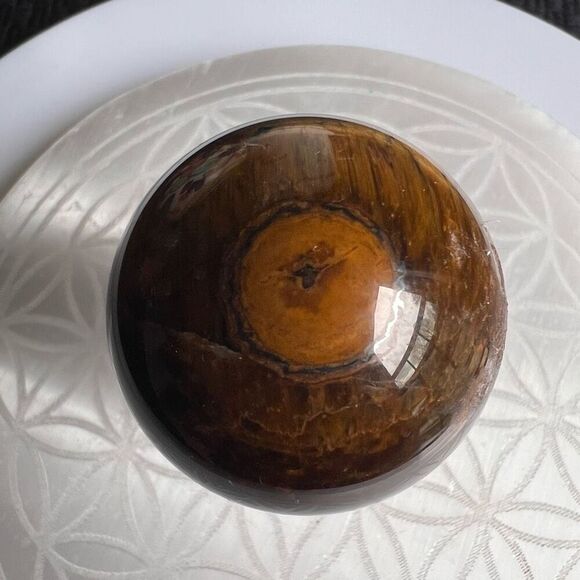 Tiger Eye Crystal Mini Sphere‎ - Picture 6 of 12